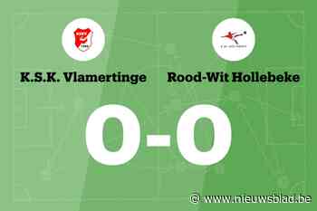 SK Vlamertinge B en RW Hollebeke blijven steken op 0-0