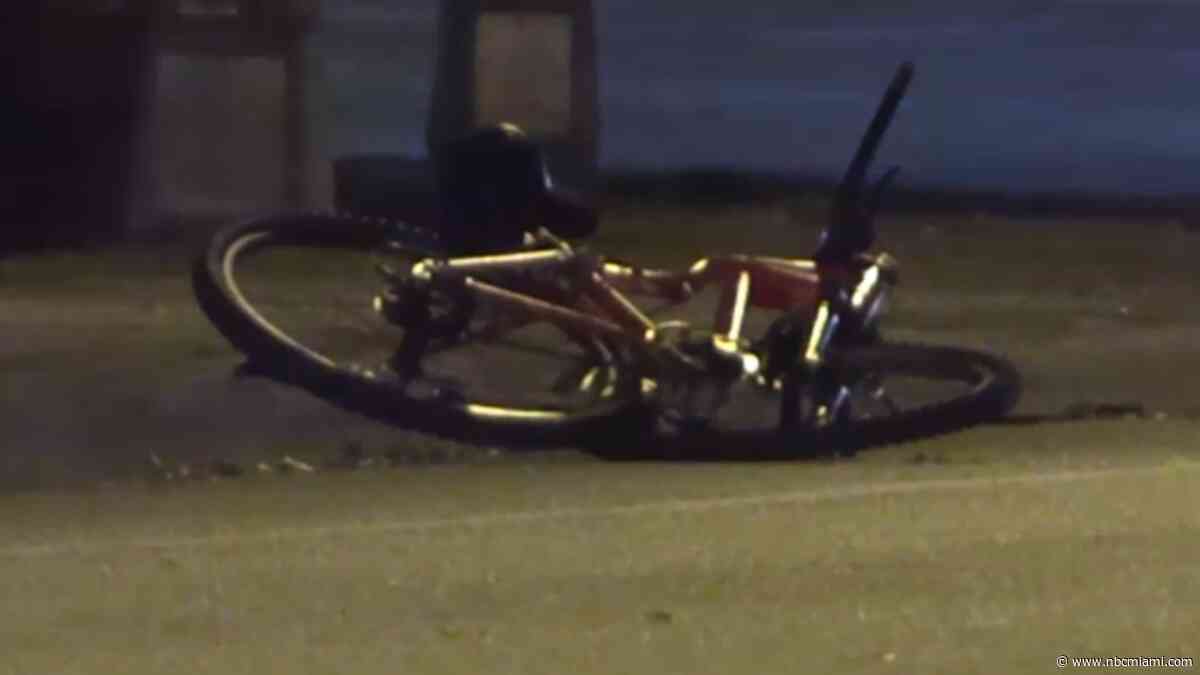 Pompano Beach street takeover pursuit ends in driver fatally hitting bicyclist while fleeing deputies