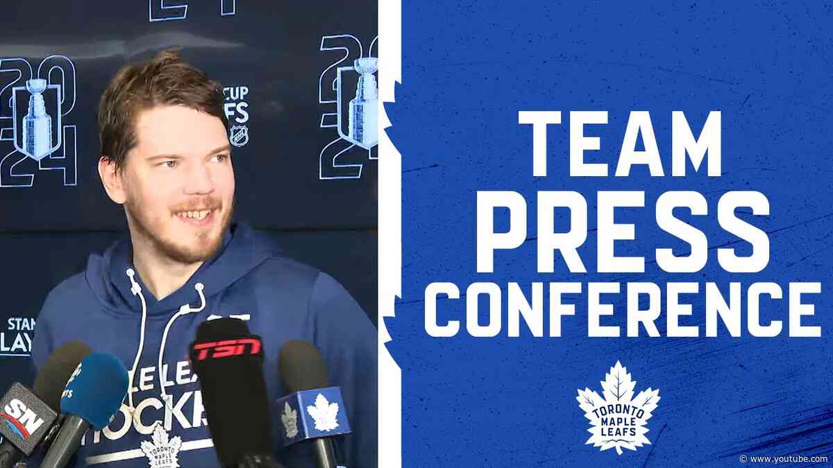 Maple Leafs Media Availability Playoff Practice | April 26, 2024