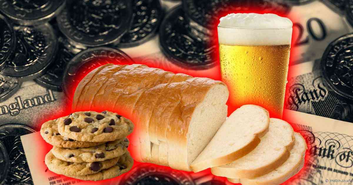 Beer, bread and biscuits set to get more expensive due to relentless wet winter