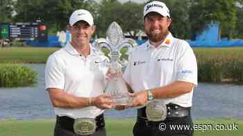 Longtime friends McIlroy, Lowry team for Zurich win