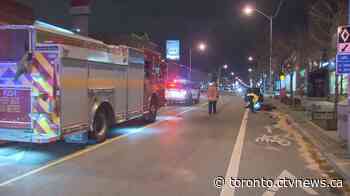 Motorcyclist critically injured in east Toronto collision