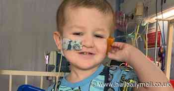 Family's delight after raising £100k for Louie, 2, to undergo revolutionary cancer treatment in America