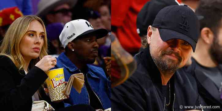 Adele, Leonardo DiCaprio & More Sit Courtside to Cheer on Lakers During Playoffs