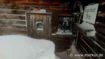 Tegernseer Hütte versinkt noch im Schnee: Winterschlaf noch bis Mai