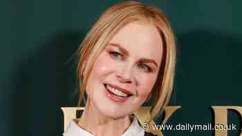 Nicole Kidman glams it up with very classy monochrome ensemble during premiere of her latest series Expats - after becoming the first Australian to receive AFI's Life Achievement Award