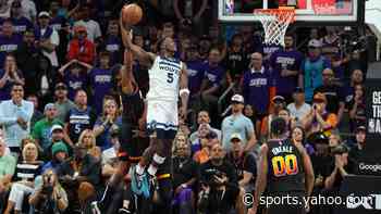 Edwards scores 40 points and Timberwolves outlast Suns 122-116 to finish first-round sweep