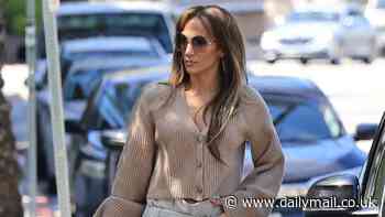 Jennifer Lopez wears Jackie O-style shades and totes Birkin bag in West Hollywood... a week ahead of co-chairing the Met Gala