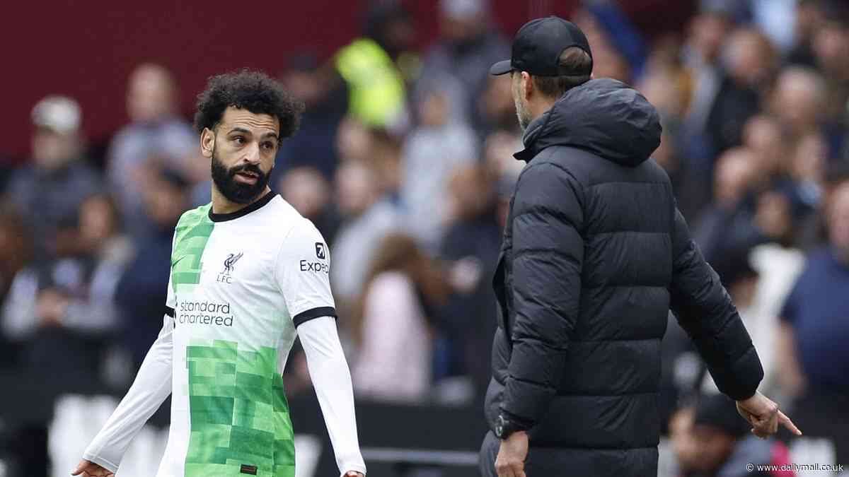 Gary Neville gives his verdict on the touchline spat between Mo Salah and Jurgen Klopp as the Man United legend insists 'there will only be ONE winner' from the fiery clash