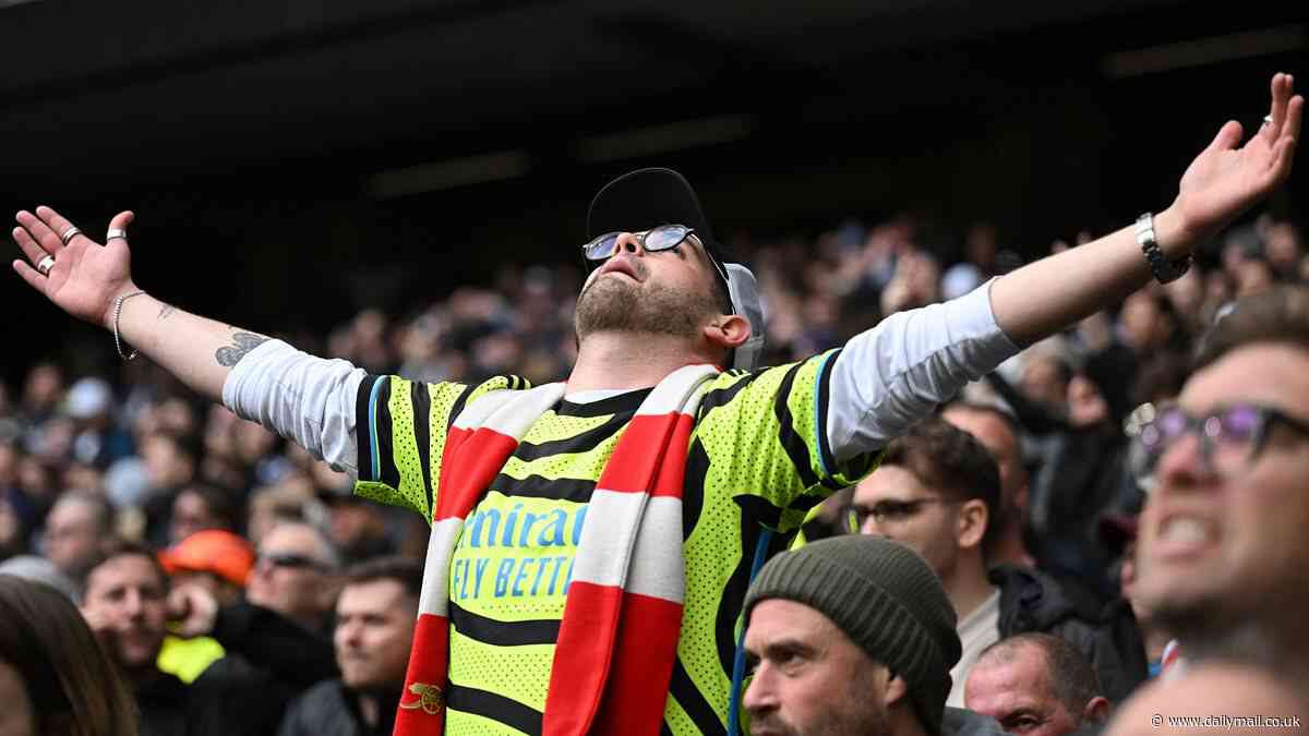 SOUL OF SPORT: Fans from both sides of the north London divide cram into the Tottenham Hotspur Stadium as Arsenal triumph over Spurs in one of English football's most passionate rivalries... ANDY HOOPER was there to capture all the emotion