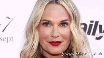Molly Sims looks red hot in flirty polka-dot dress at the Daily Front Row awards in LA