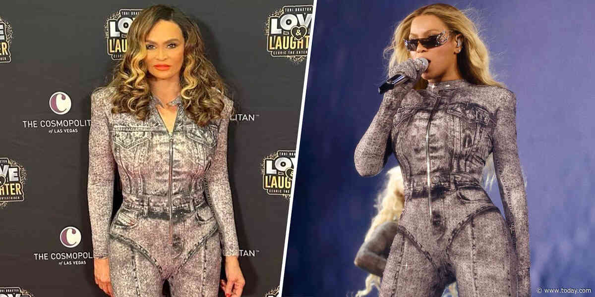 Tina Knowles wears Beyoncé ‘Renaissance Tour' outfit — and fans are in awe