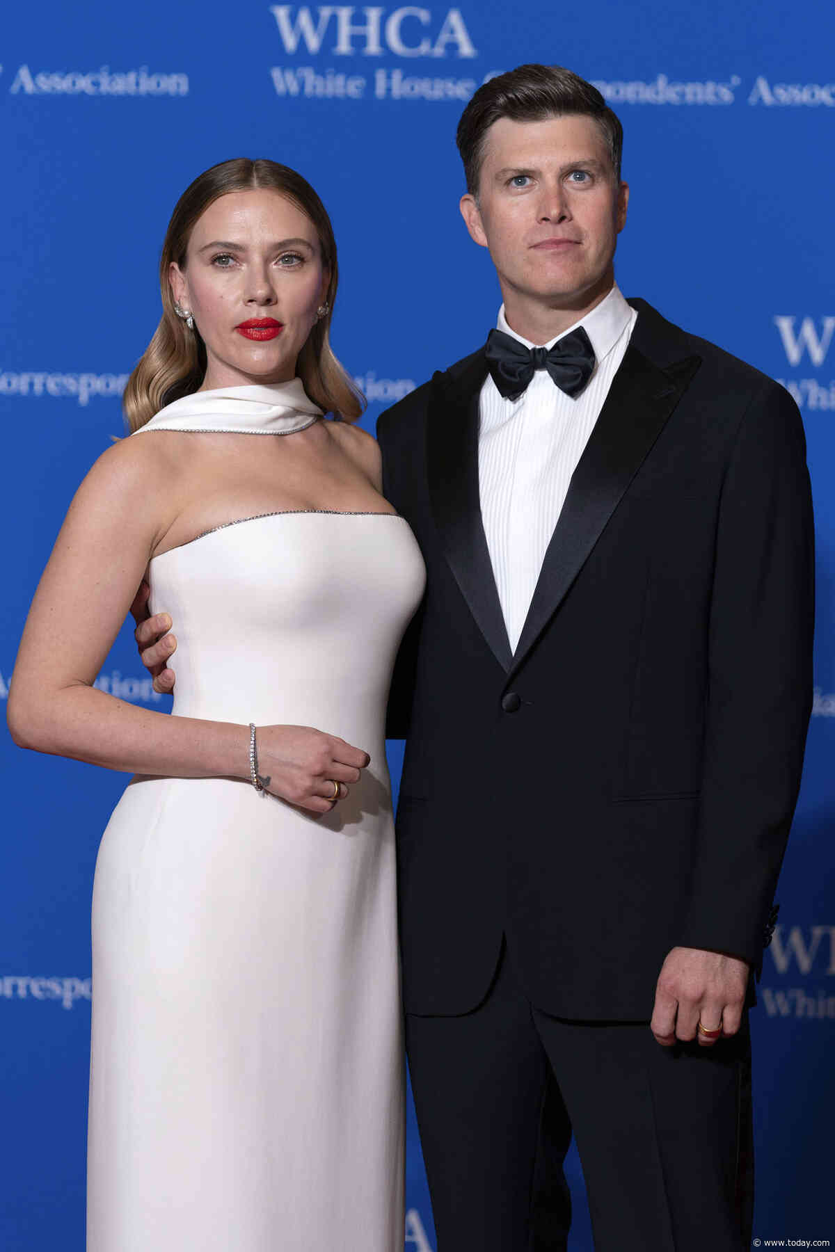 Colin Jost jokes about married life with Scarlett Johansson at White House Correspondents’ Dinner