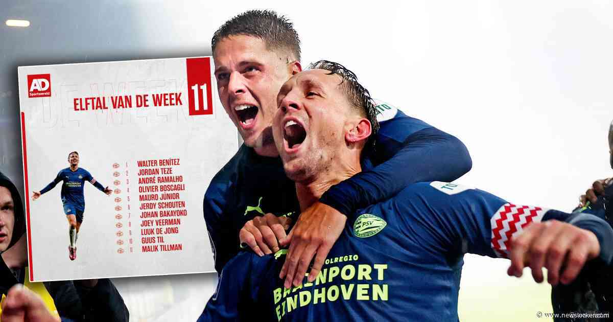 Uniek: Elftal van de Week volledig gevuld met PSV’ers na historische avond in Heerenveen