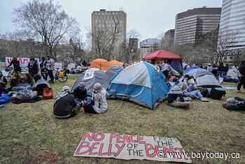 In the news today: Pro-Palestinian encampment at Montreal's McGill University