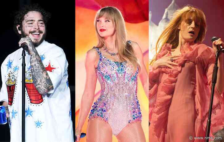 Taylor Swift shares studio polaroids with Post Malone and Florence Welch as ‘Tortured Poets Department’ shifts over 2.6million in the US 