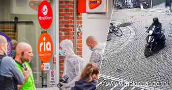 Verdachte van schietpartij in Arnhem te zien op camerabeelden: met scooterhelm op de winkel in