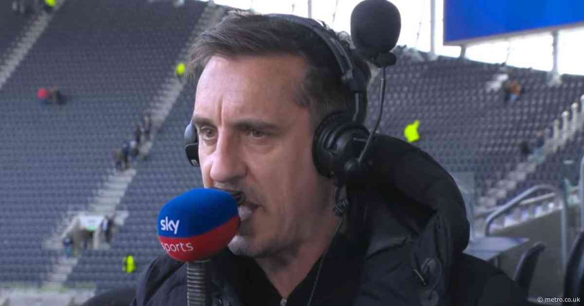 Gary Neville reveals his one doubt about Arsenal in Premier League title race vs Man City