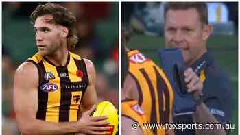 ‘Enjoyed being coached like that’: Hawks coach stands by almighty quarter-time spray