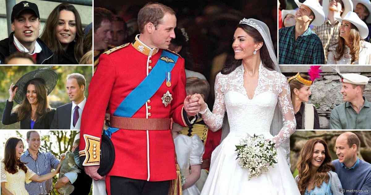 Kate and William’s life together in pictures as couple celebrate 13th wedding anniversary