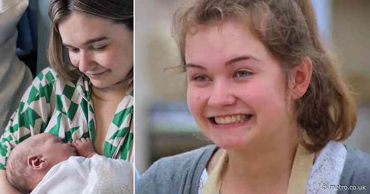 Youngest ever Bake Off contestant gives birth and reveals unique name