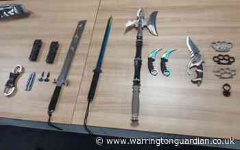 Police update as axe and sword seized after security staff assault
