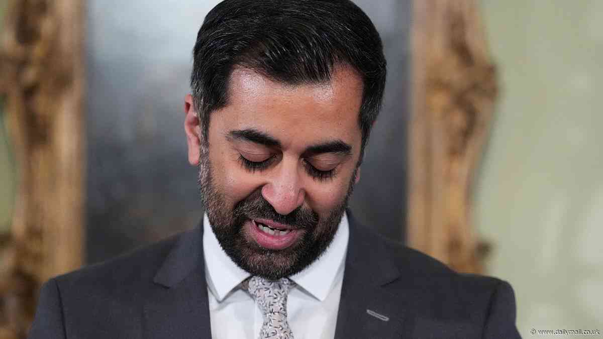 Tearful Humza Yousaf QUITS admitting he cannot survive Holyrood confidence vote and 'underestimated' backlash from axing coalition with Greens - as SNP plunges deeper into chaos