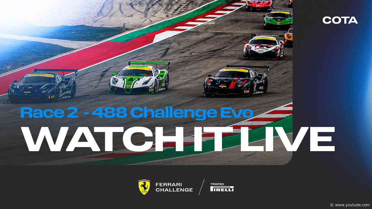 Ferrari Challenge North America Round 1 - Cota, Race 2 – 488 Challenge Evo