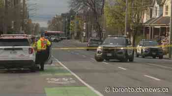 Pedestrian struck by vehicle in Toronto's east end suffers critical injuries