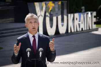 NATO’s chief chides alliance countries for not being quicker to help Ukraine against Russia