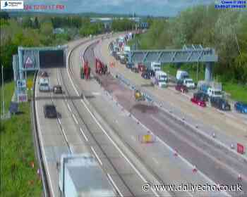 Major delays on M27 near Eastleigh due to incident