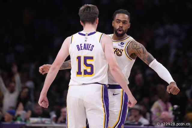 Lakers News: Austin Reaves Praises D’Angelo Russell For Bounce Back Game 4 Against Nuggets