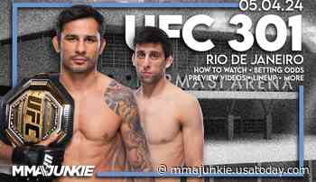 UFC 301: How to watch Rio de Janeiro fight card, lineup, odds, preview videos, more