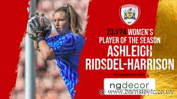 ASHLEIGH RIDSDEL-HARRISON IS 23/24 WOMEN'S PLAYER OF THE SEASON