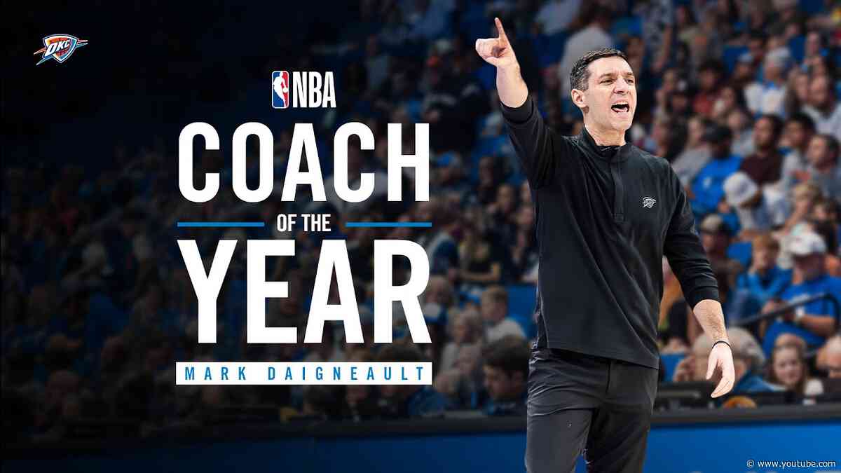 Mark Daigneault Named 2023-24 NBA Coach of the Year | OKC Thunder