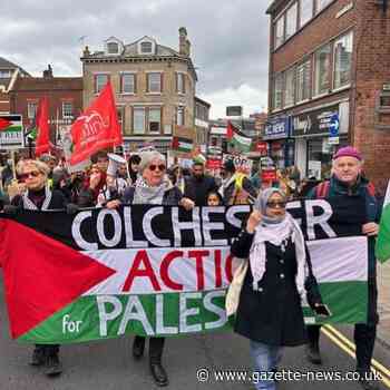 Colchester Palestine campaign group hosts peaceful protest