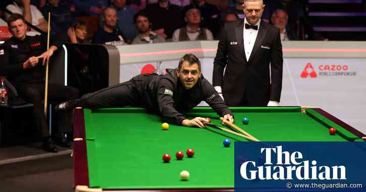 Ronnie O’Sullivan eases past wasteful Day to reach Crucible quarter-final