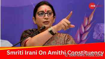 `There Is No Candidate Against Me...,` Smriti Irani On Amithi Lok Sabha Polls