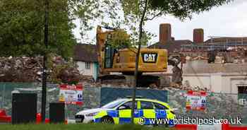 Former Bristol police station demolished to make way for 104 affordable homes