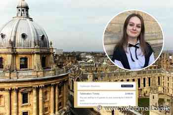 Oxford University criticised for £446 event ticket prices