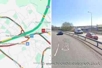 Crash and roadworks cause mayhem on  Burnley roads