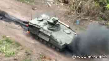 Video aufgetaucht: Leichte Beute für Putins Armee – Russen räuchern deutschen Panzer aus