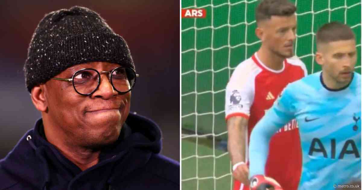 ‘He’s a s***house!’ – Ian Wright reacts to Ben White antics during Arsenal’s north London derby win