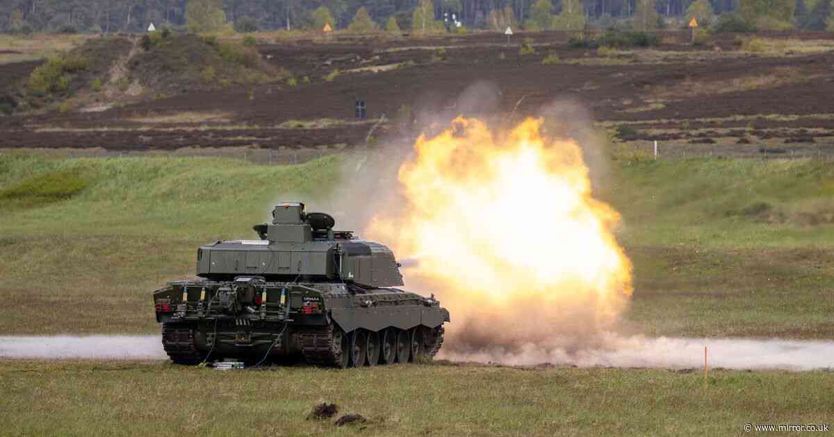 British Army's 'most lethal tank' fires live rounds for first time in firing trials
