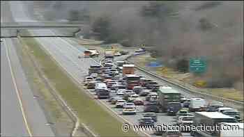 Serious injuries reported in crash that has closed I-84 East in Tolland