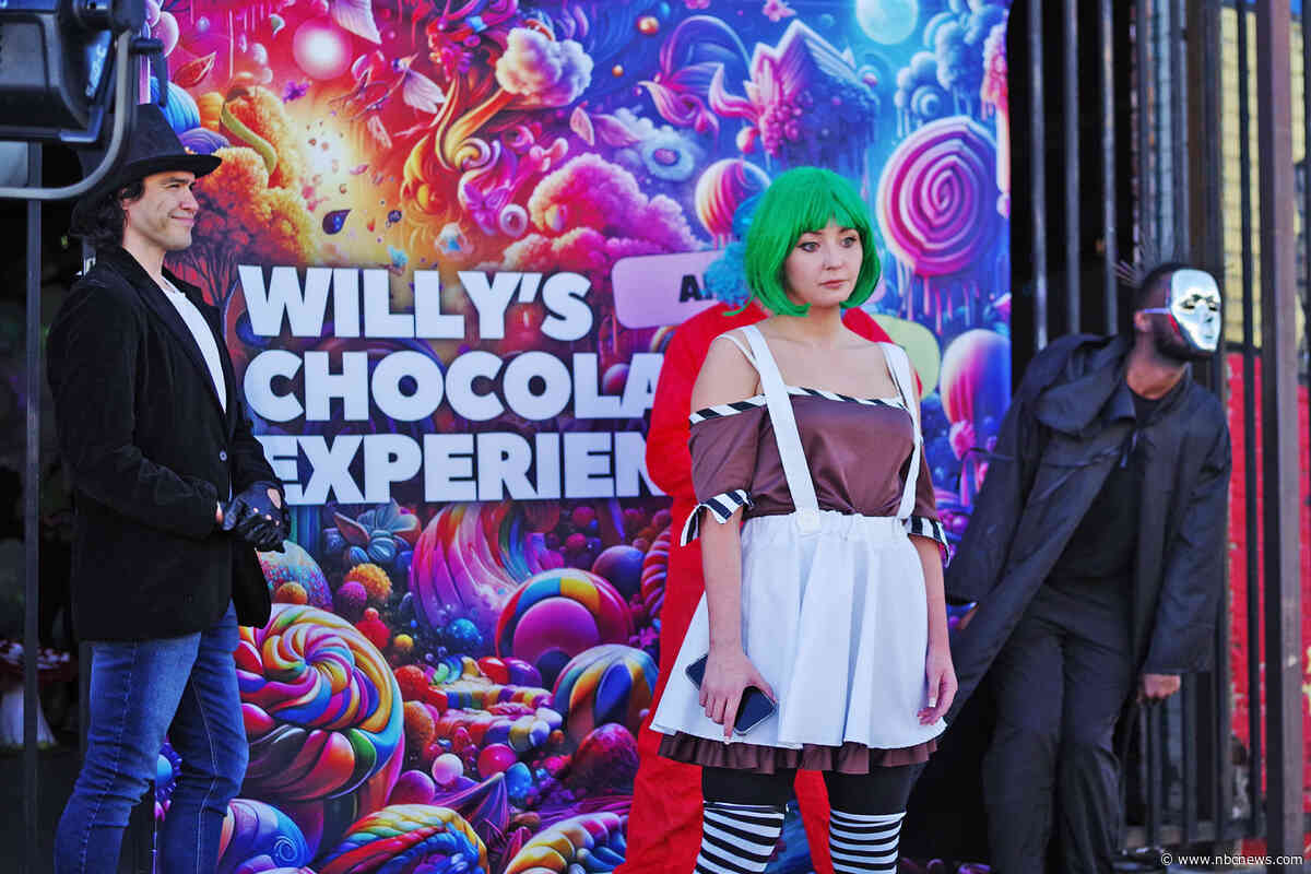Viral Glasgow Willy Wonka 'Chocolate Experience' inspires Los Angeles event