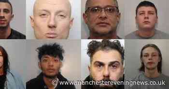 PICTURED: The 23 criminals locked up this month in and around Greater Manchester include bent cop, predators and killers