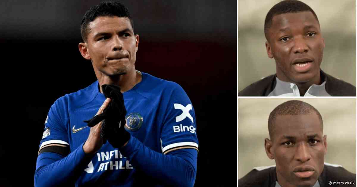 Chelsea stars Nicolas Jackson and Moises Caicedo react to Thiago Silva’s exit decision