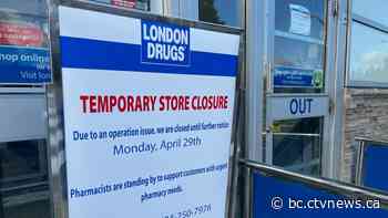 London Drugs stores remain closed Monday after 'cybersecurity incident'