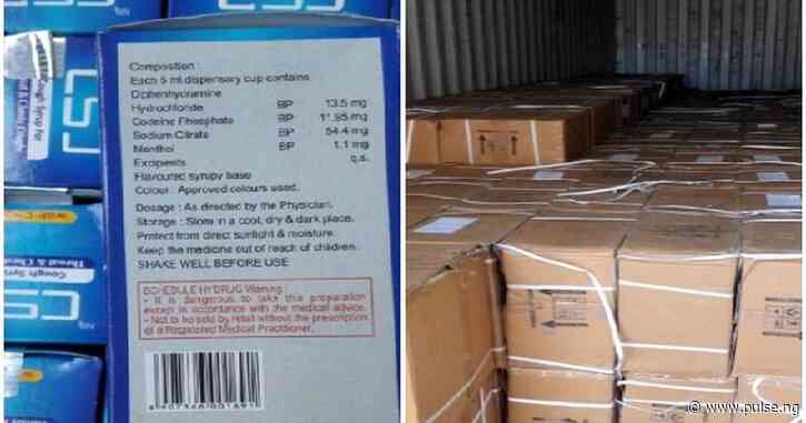 NAFDAC seizes 35 cartons of codeine syrup in Anambra raid